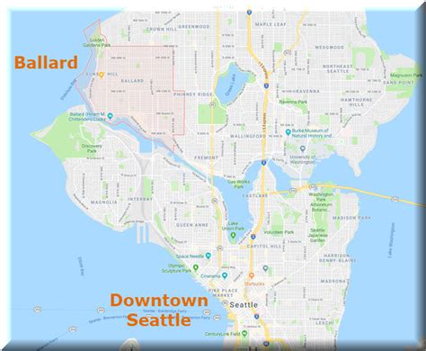 map of ballard in seattle.